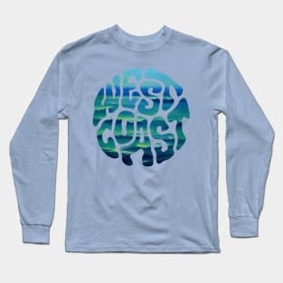 West Coast Word Art Long Sleeve T-Shirt